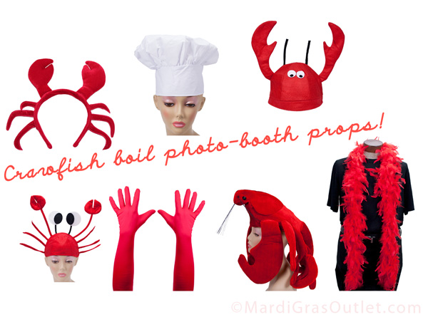 crawfish boil party decorations ideas diy photobooth photo booth paper fans accordions rosettes tutorial instructions
