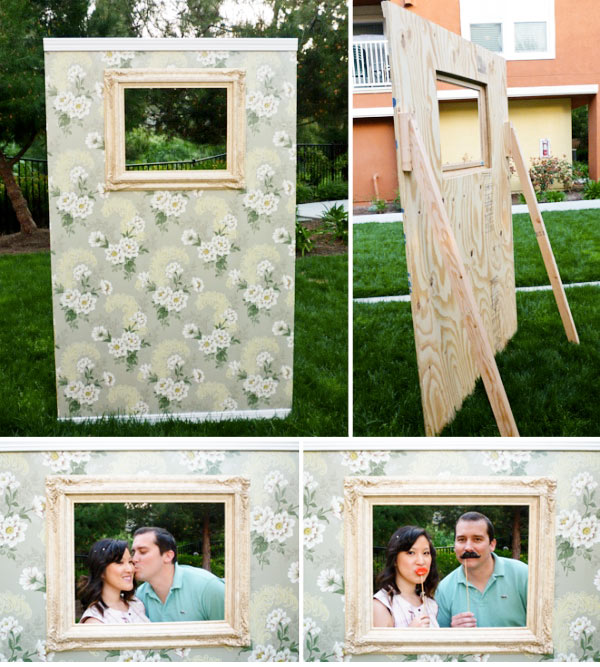 The Ruffled Blog has directions on how to create this standing photo 