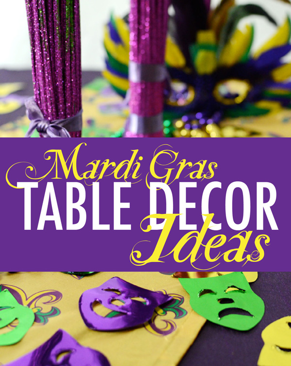 Easy to make Mardi Gras Ornaments with feathers and beads. Simple