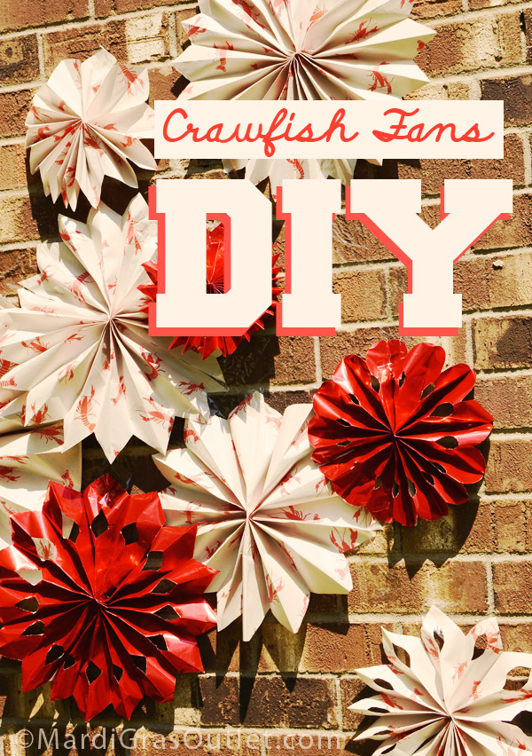 crawfish boil party decorations ideas paper fan tutorial photobooth