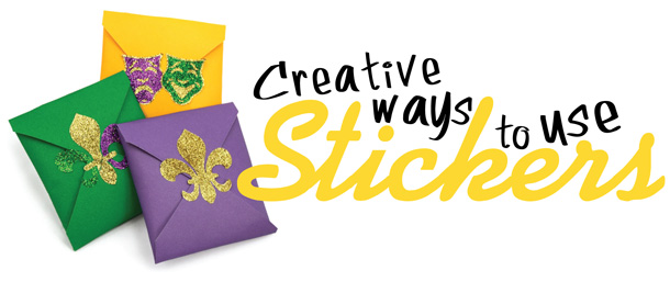 Creative ways to use Mardi Gras Sticker
