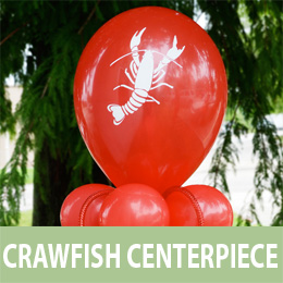 Crawfish Balloon Centerpiece