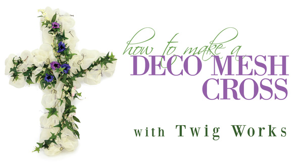 Tutorial for Twig Works Cross decoration