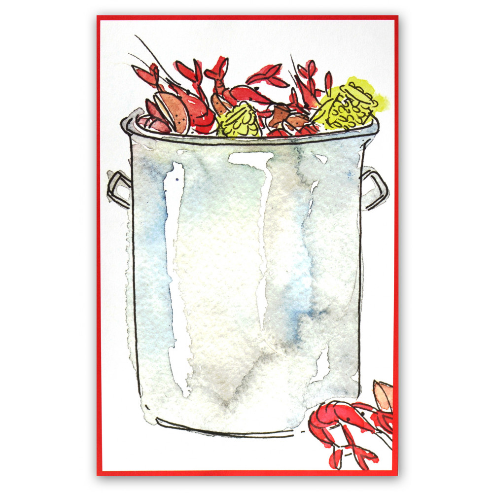 Crawfish Boiling Pot Invitation []