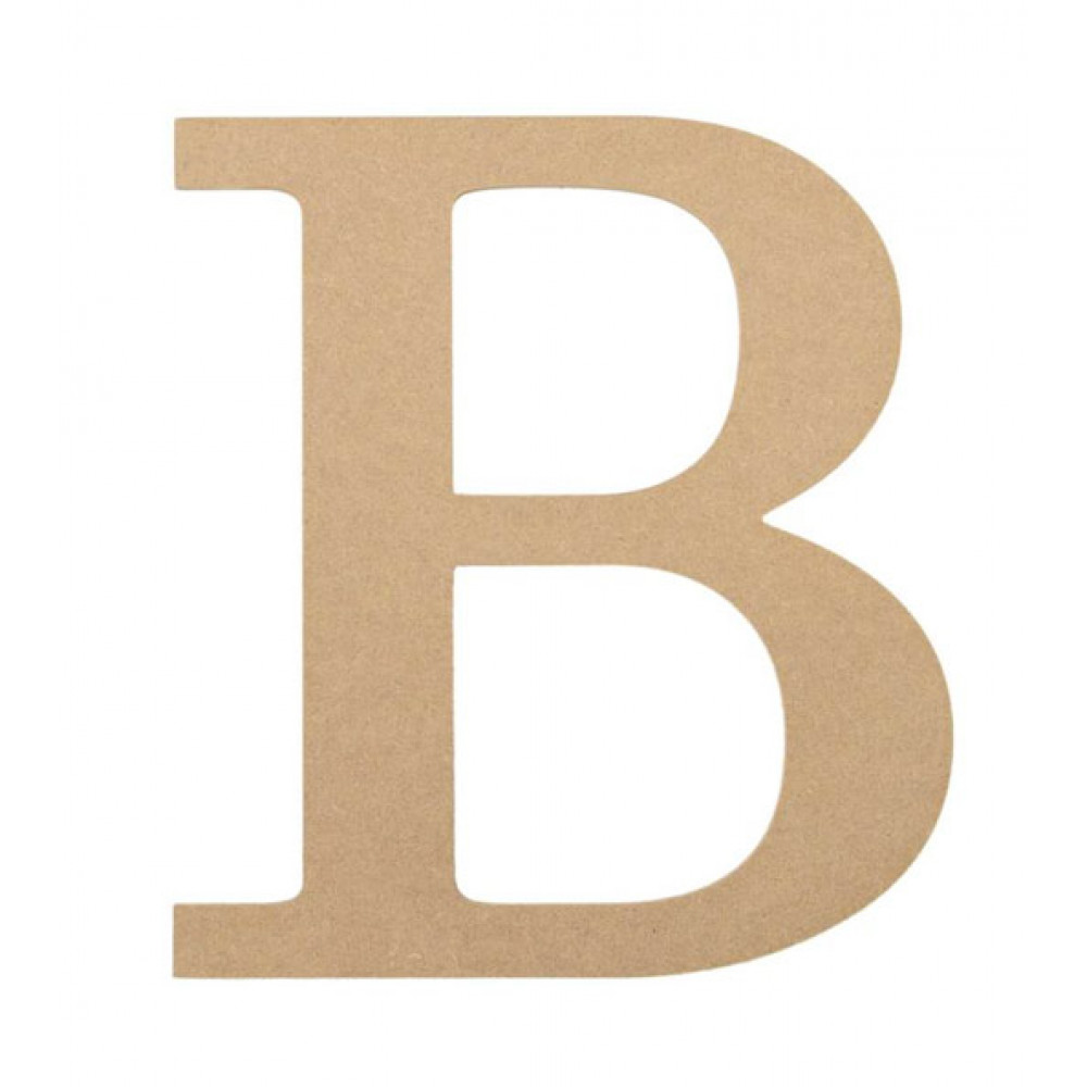 10" Decorative Wood Letter: B [AB2026] - MardiGrasOutlet.com
