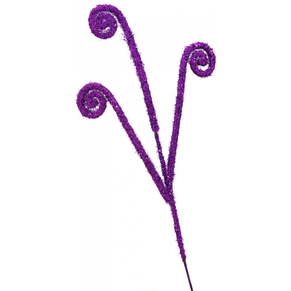 Download 28" Metallic Glitter Curly Tubes Spray: Purple [89603PU ...