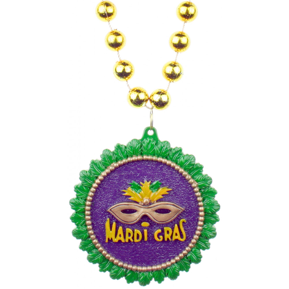 Mardi Gras Beads, Necklaces, and Medallions 
