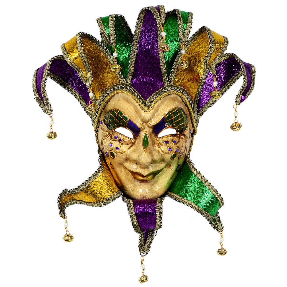 Mischievous Jester Mardi Gras Mask [37581 ...