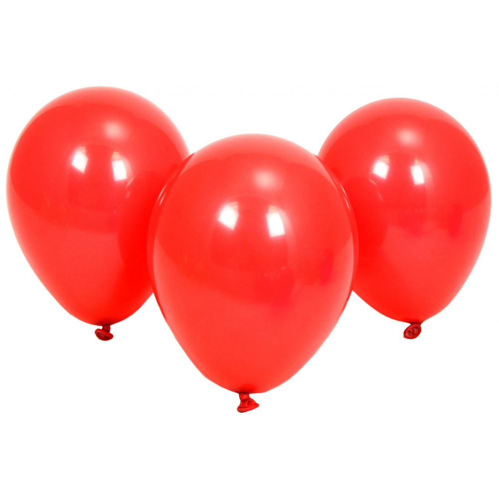 5 Red Latex Balloons (15) [6537] 