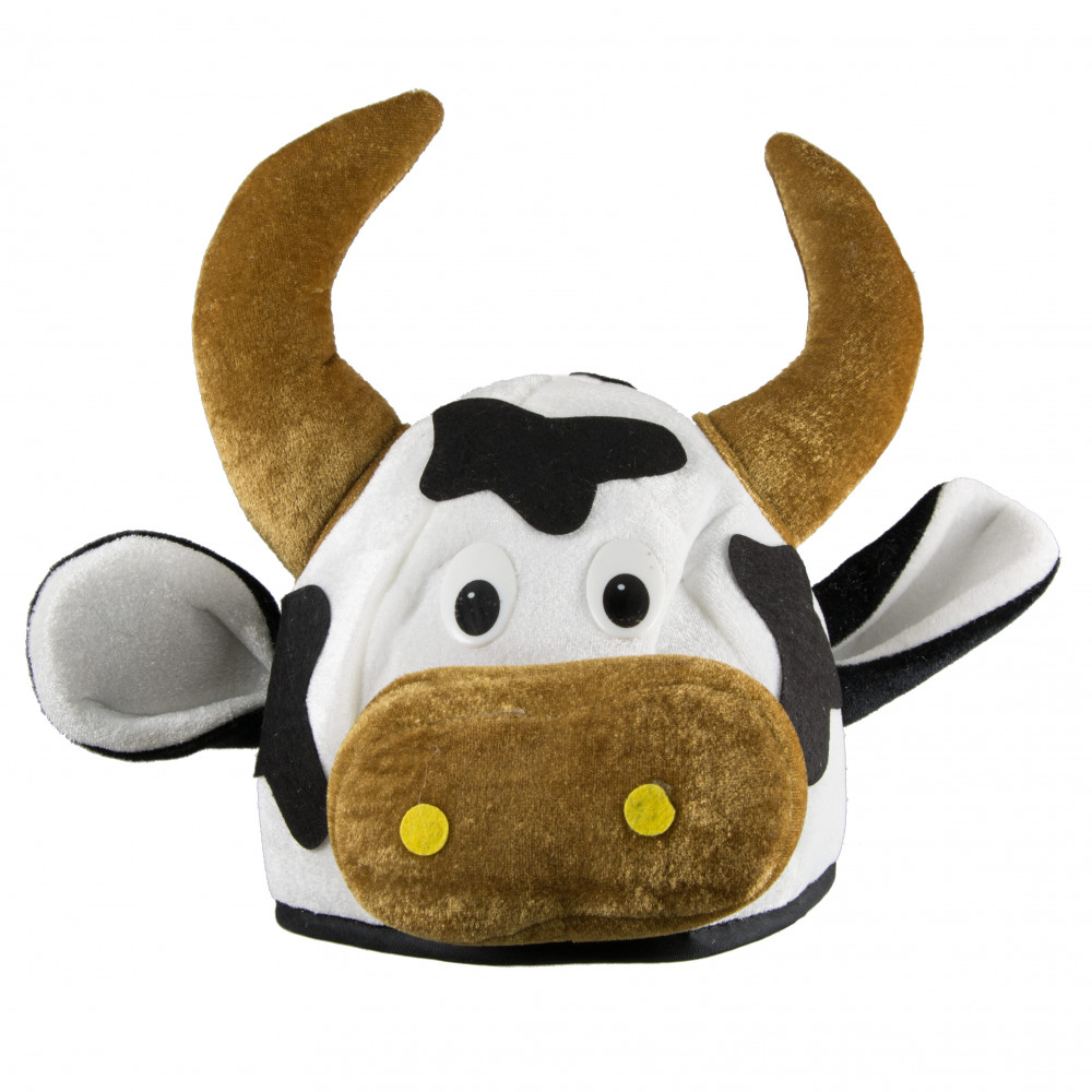 Cow Head Hat Adult 