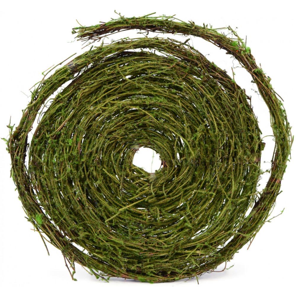 25' Moss Covered Grapevine Garland [KG2797] 