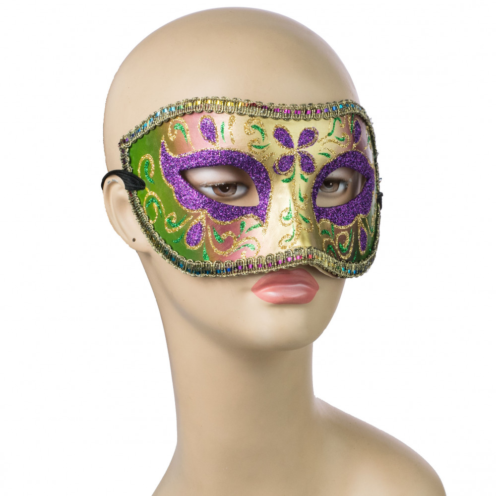 Unpainted Paper Mache Man Face Mask [] 
