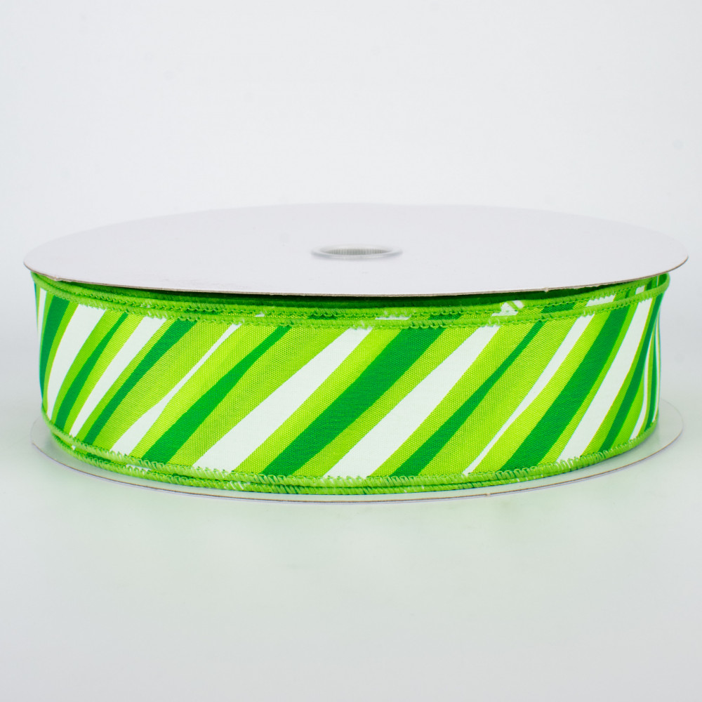 1.5 Metallic Emerald Green Ribbon Wired Edges 10 Yards Cut 