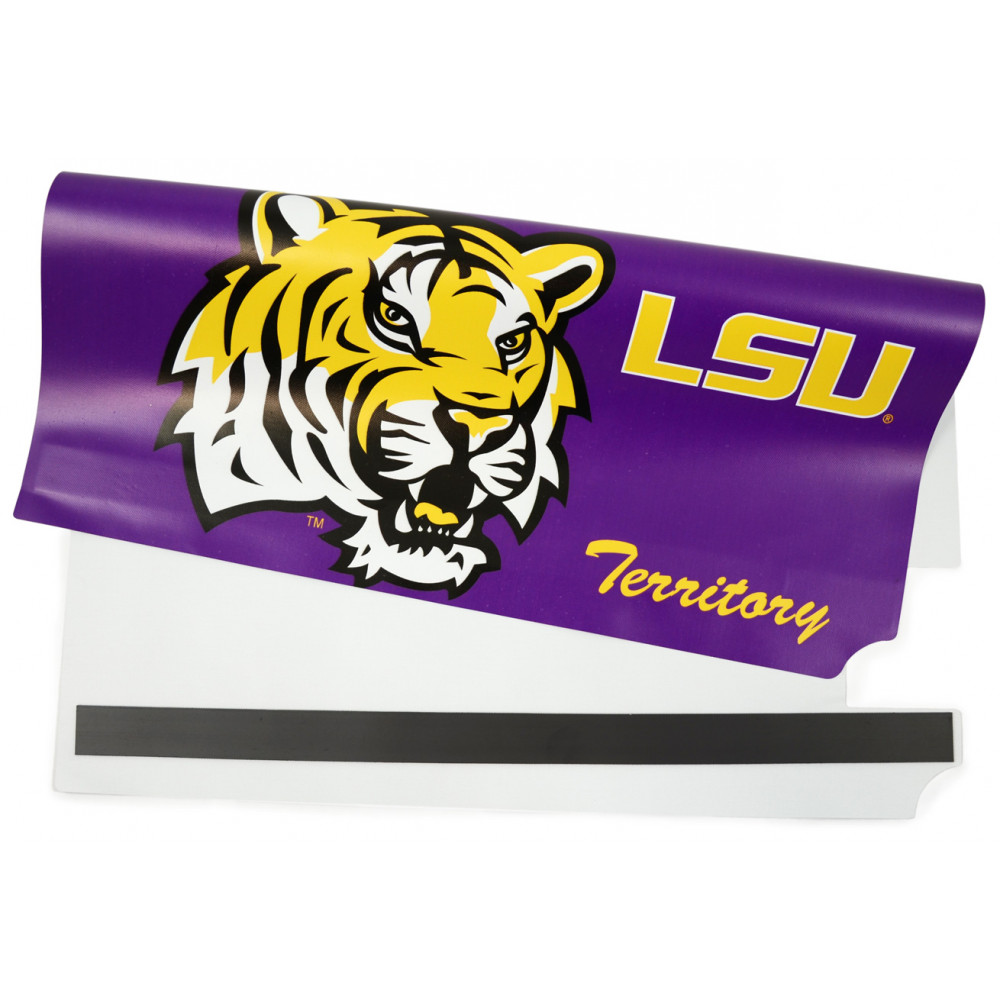 LSU Tigers Magnetic Mailbox Cover 2-Pack Mailbox Post Cover 