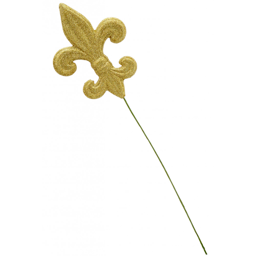 Fleur de Lis Women's Socks- Gold