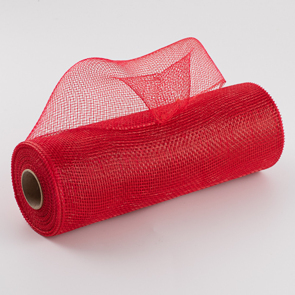 10 Poly Mesh Roll: Red