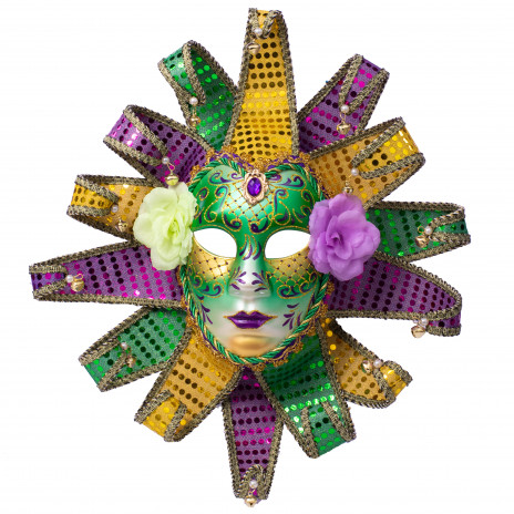 Jewel Flower Full Face Mask