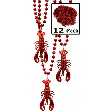 7.5mm 33" Crawfish Beads (12)