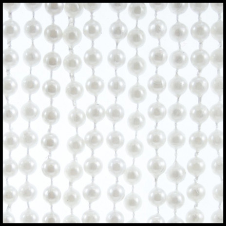 7mm Beads 33" Pearl White