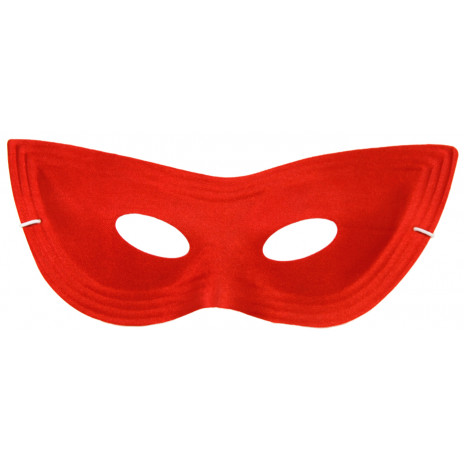 Satin Cat Eye Mask: Red