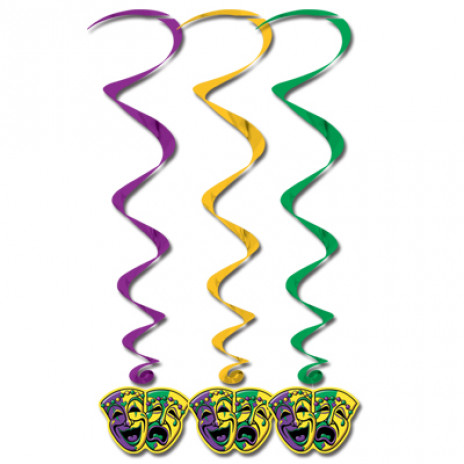 Hanging Mardi Gras Whirls (5)