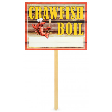 Crawfish Boil Yard Sign