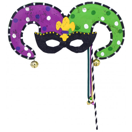 Mardi Gras Jester Mask Door Hanger: Screenings