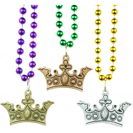 Antique Crown Beads (12)