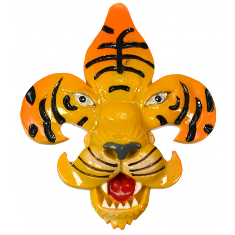 Fleur De Lis Tiger Magnet