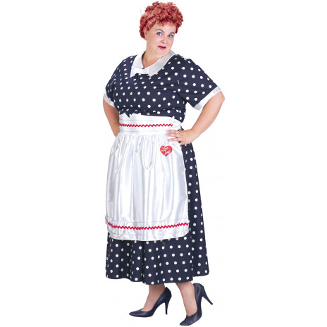 Plus Size 'I Love Lucy' Polka Dot Dress