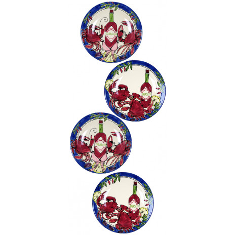 Tabasco Seafood Buffet 12" Charger Plate (Set/4)