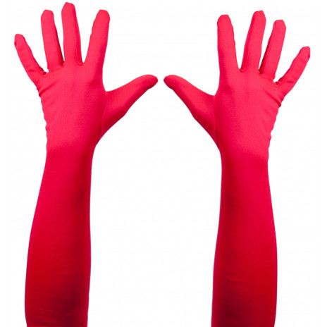 18" Adult Gloves: Red