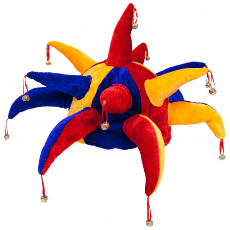 Multicolor Spikes Jester Hat
