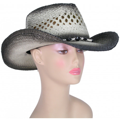 Western Toyo Cowboy Hat: Black