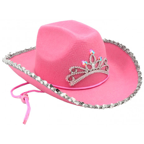 Flashing Cowboy Hat: Pink