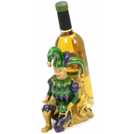 Mardi Gras Jester Wine Bottle Holder