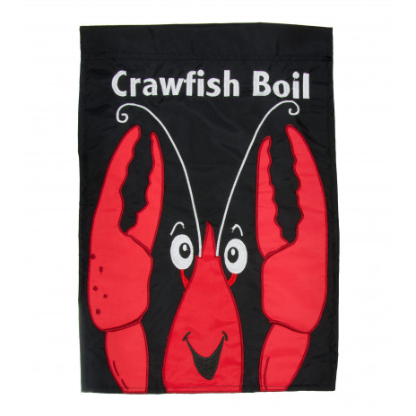 Crawfish Boil Garden Flag