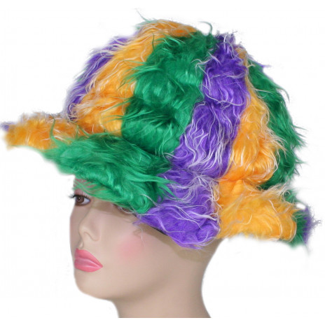 Mardi Gras Floppy Fur Hat