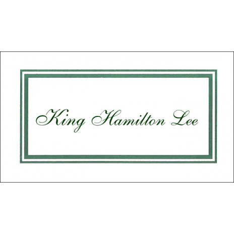 Green Border Placecard (Set of 20)
