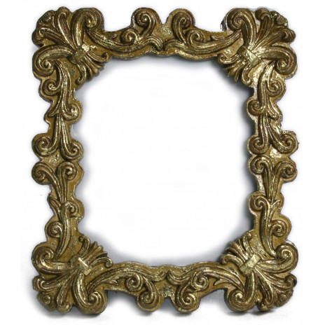 Antique Gold Fleur de Lis Frame