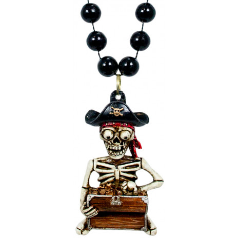 Pirate Skeleton Treasure Necklace