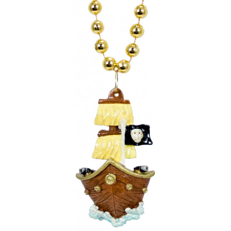 Pirate Ship Necklace