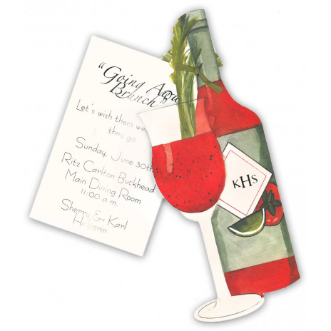 Bloody Mary Glass 2-Piece Invitation