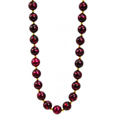 Purple Marbles Necklace