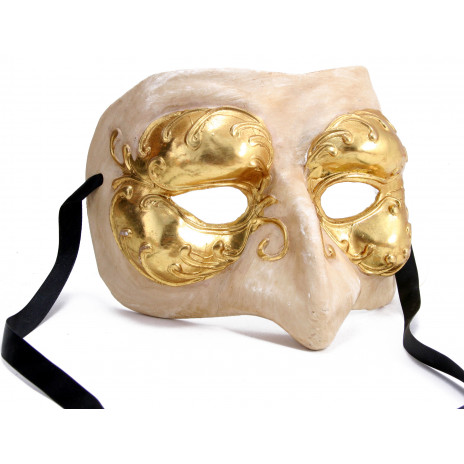 Magician Mask: Gilded Ivory