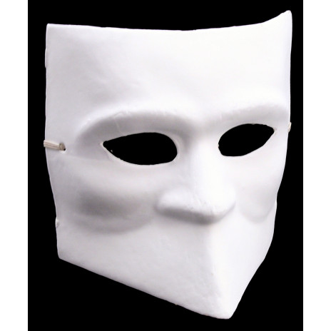 Unpainted Paper Mache El Medico Mask