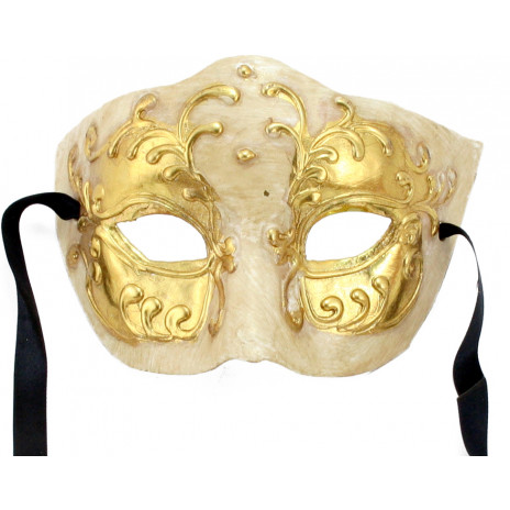Venetian Half-Mask: Gold