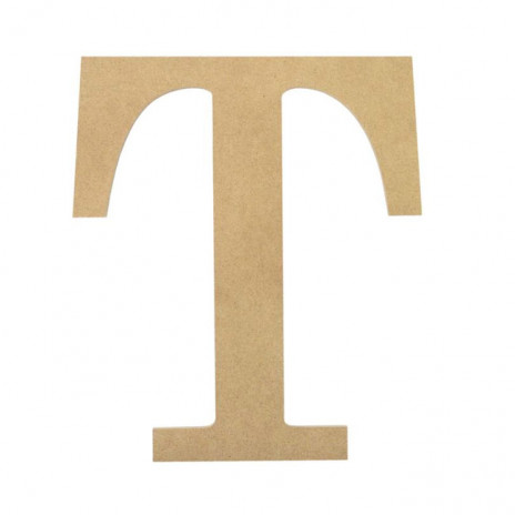 10 decorative wood letter t