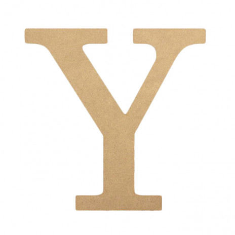 10" Decorative Wood Letter: Y
