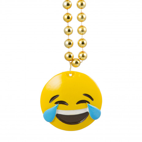 10mm 33" Emoji Beads: Tears of Joy